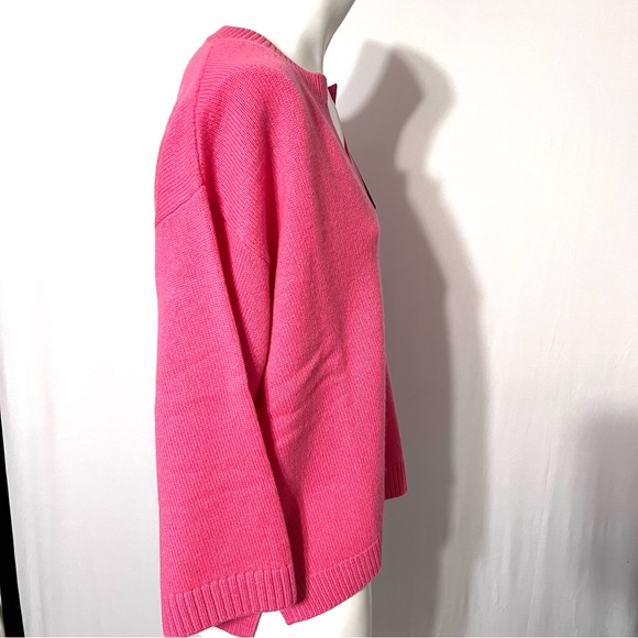 Valentino VGOLD CASHMERE SWEATER S Pink Cashmere - Picture 4 of 8